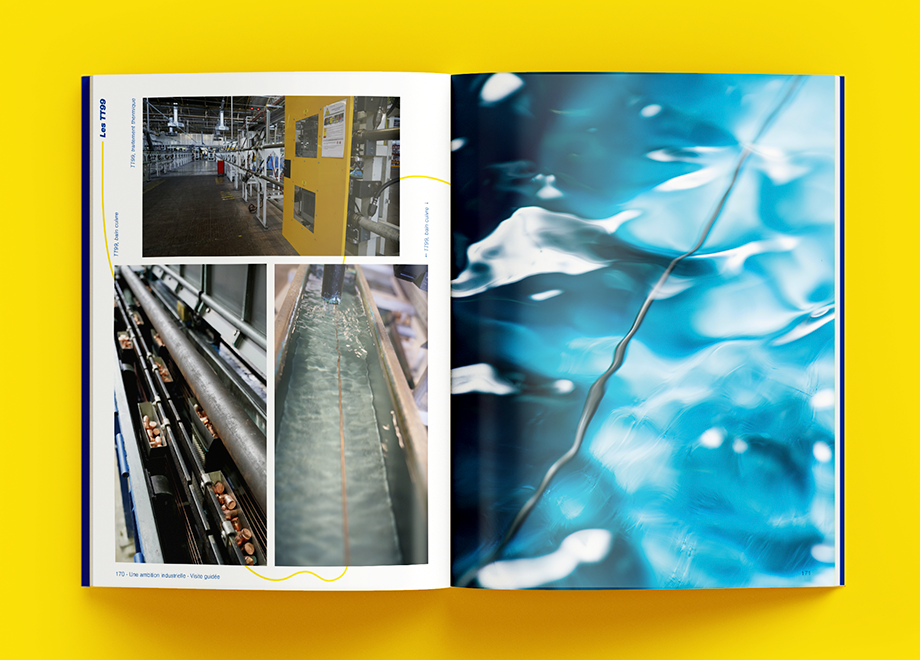 Michelin - livre ouvert sur une page machines